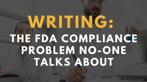 |FDA compliance writing