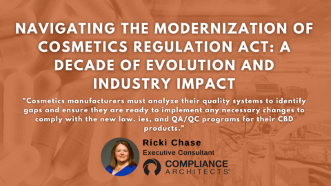 Navigating the Modernization of Cosmetics Regulation Act of 2022: A Decade of Evolution and Industry Impact