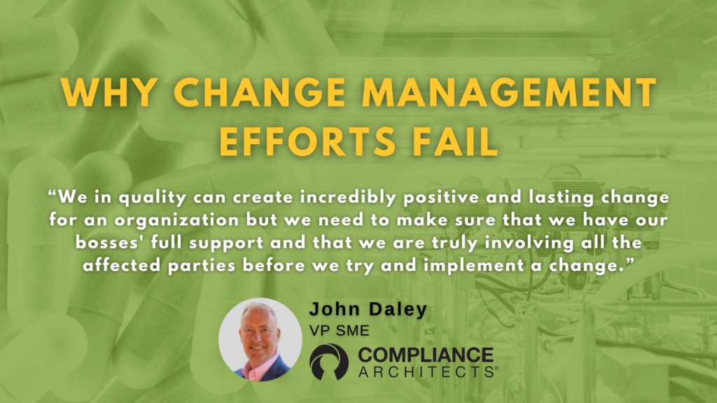 Why Change Management Efforts Fail