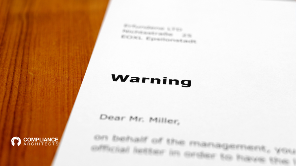 warning letter fda guidance