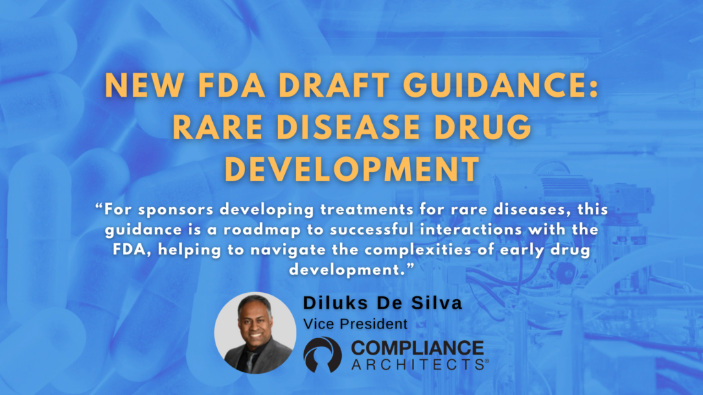 New FDA Draft Guidance: Rare Disease Drug Development