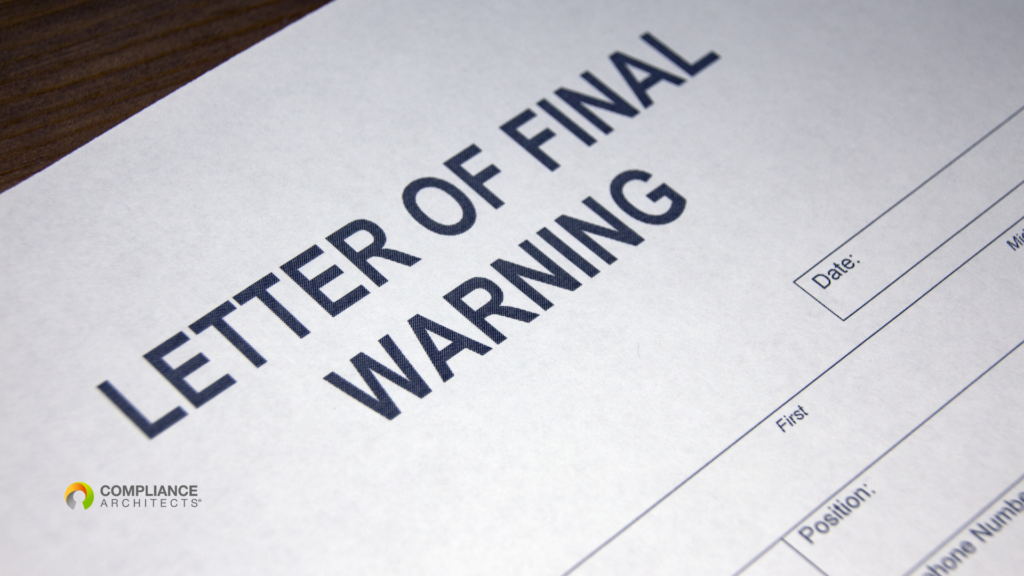 cost of a warning letter