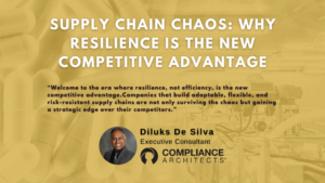 Supply Chain Chaos: Why Resilience Is the New Competitive Advantage