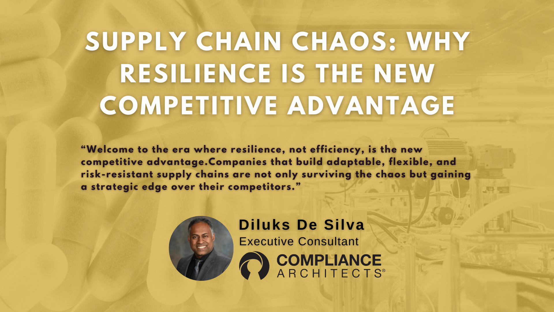 Supply Chain Chaos: Why Resilience Is The New Competitive Advantage
