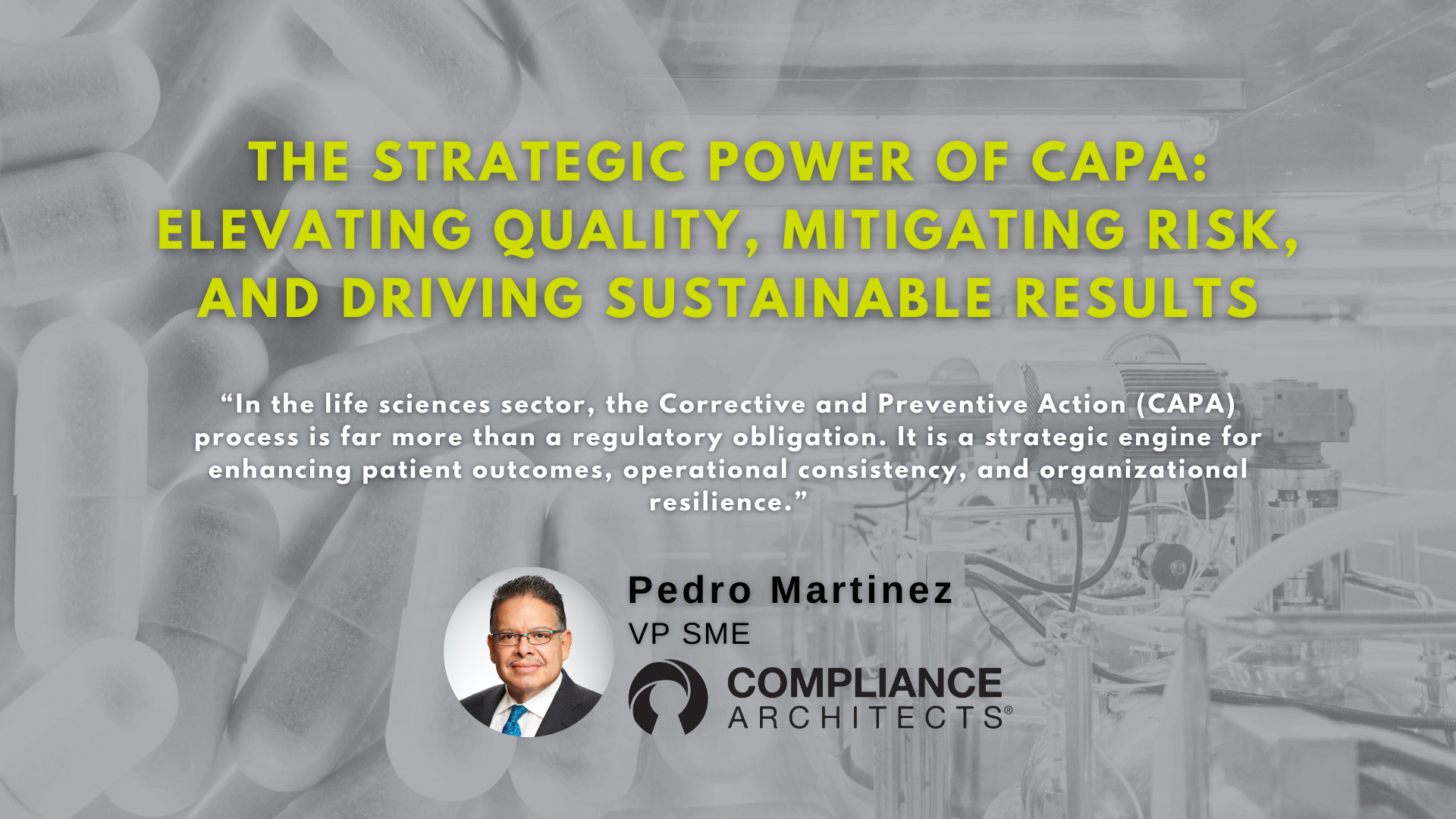 The Strategic Power of CAPA